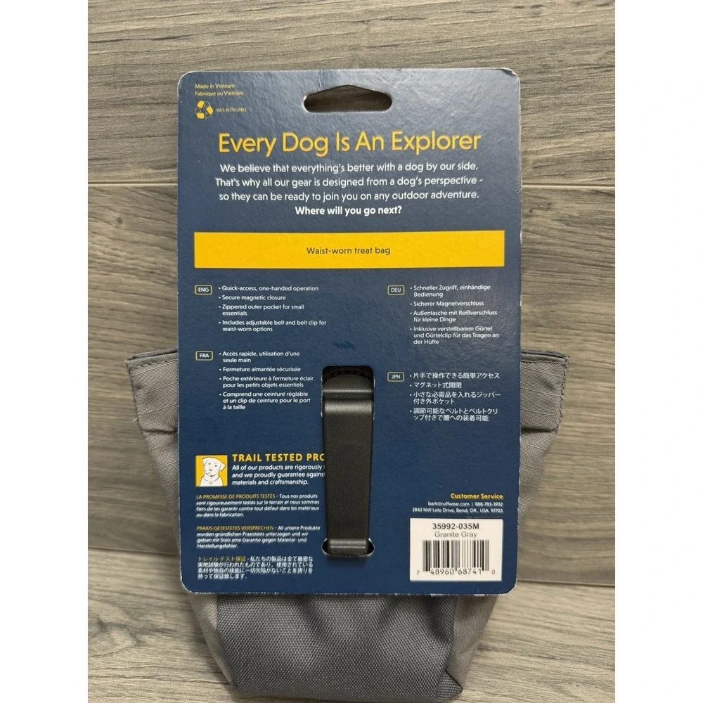 Dog Treat Pouch Training Bag Ruffwear Treat Trader™ Treat Food Snack Belt Pouch
